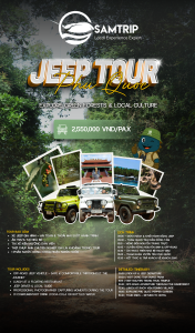 TOUR XE JEEP XUYÊN RỪNG - RẠCH VẸM